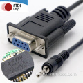 DB9Pin RS232 Serial To DC3.5mm Audio/Jack Converter Cable